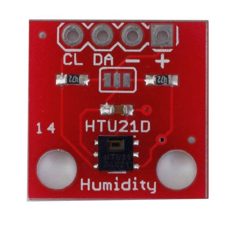Temperatuur Luchtvochtigheid sensor I2C HTU21D 02